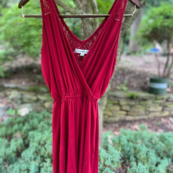 Abercrombie & Fitch Red Jumpsuit - Picture 1 of 10